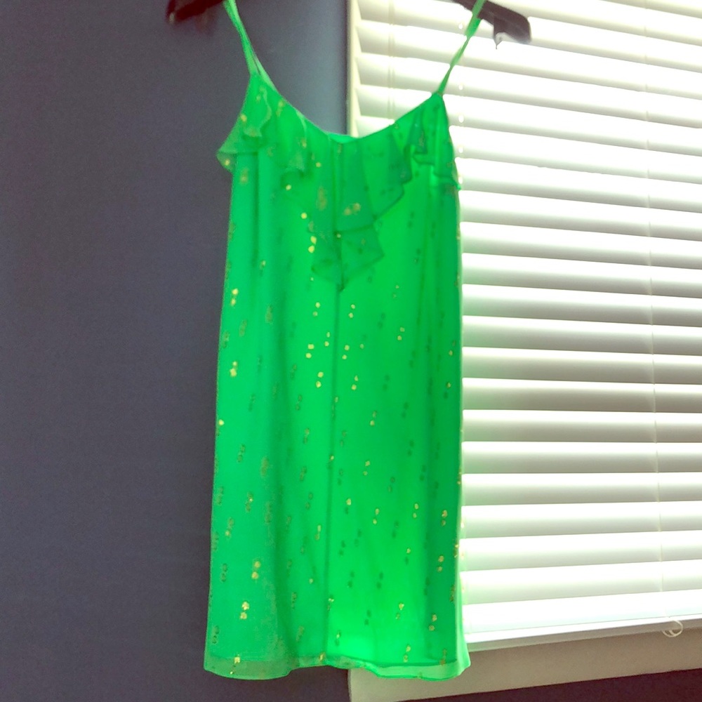 Size small 98% silk 2% metallic dress